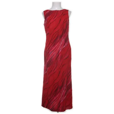 Robe longue (Rouge, Multicolore) de Your 6th Sense Polyester, Viscose
