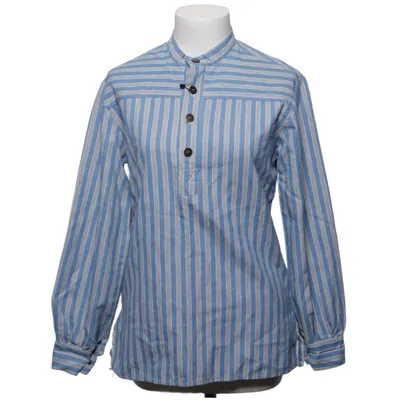 Henley T-shirt (Blå, Hvid) fra Ekelund