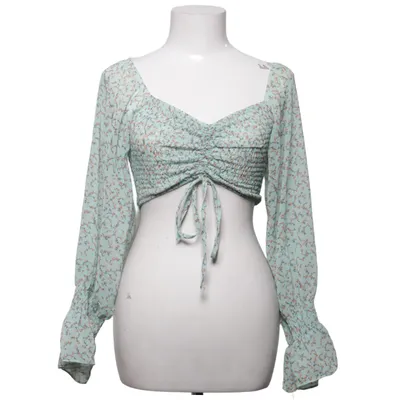 Crop top (Green, Multicolored) from Chiquelle Polyester