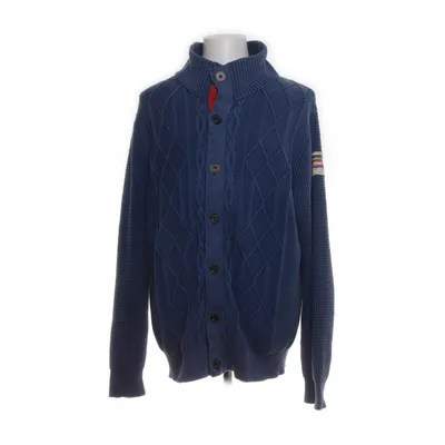 Cardigan (Blauw, Rood) van Arqueonautas