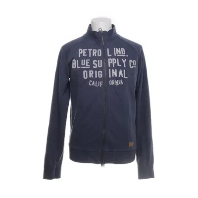 Cardigan (Blue) from Petrol Industries Cotton, Polyester