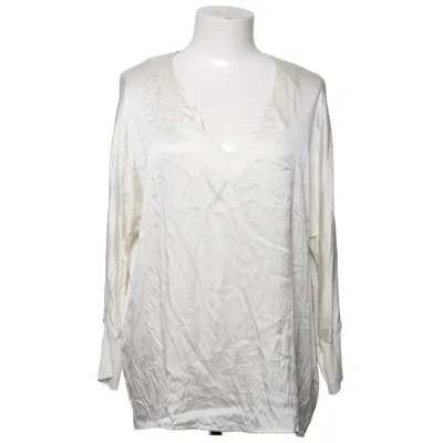 Bluse (Hvid) fra Falconeri Bomuld, Elastan, Polyamid, Silke