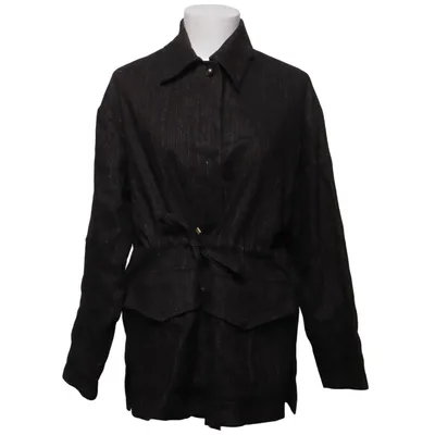Jacket (Brown) from Sessún Acetate, Linen, Polyamide, Polyester, Wool
