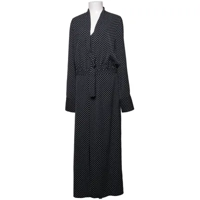 Maxi jurk (Zwart, Wit) van Calvin Klein Polyester