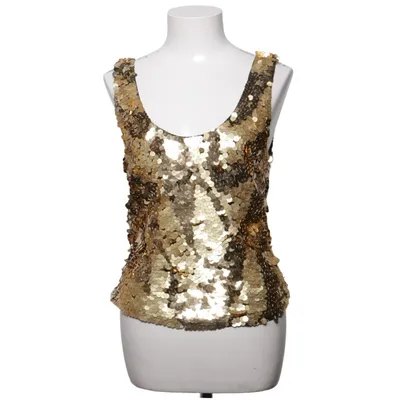 Tank Top (Gold, Black) from Frank Usher Polyamide