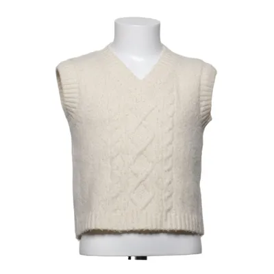 Pull sans manches (Beige) de SRNHLT Acrylique, Élasthane, Polyamide