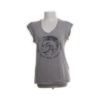 T-shirt (Gray, Black) from Diesel Cotton