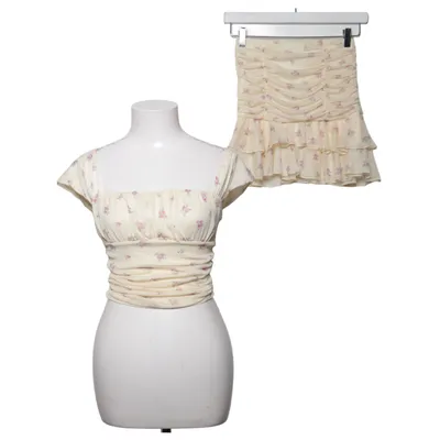 Set (Beige, Rosa) från Gina Tricot Elastan, Återvunnen polyester