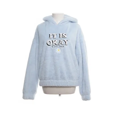 Huvtröja (Blå) från Bershka Polyester