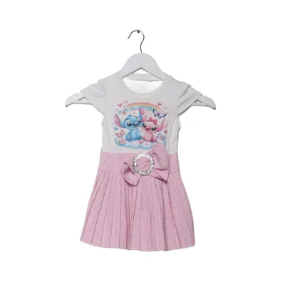 Robe (Blanc, Rose) de Disney Élasthane, Polyester