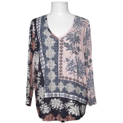 Blouse (Blue, Pink, Multicolored) from Mingel Elastane, Viscose