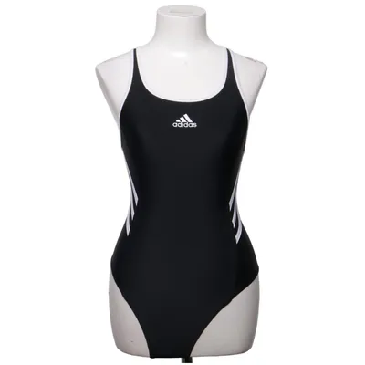 Maillot de bain une pièce (Noir, Blanc) de Adidas Élasthane, Polyamide