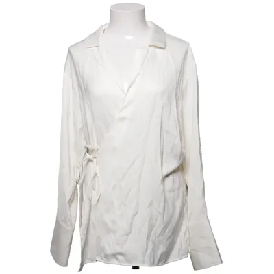 Wrap blouse (White) from Lindex Recycled polyester