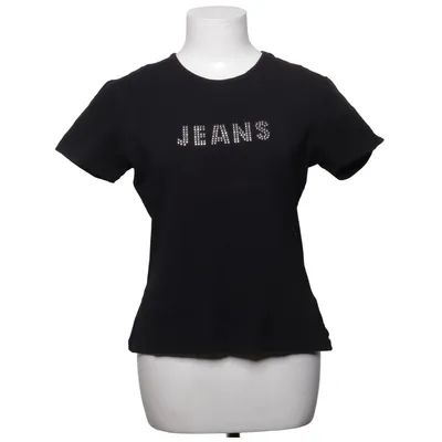 T-shirt (Black) from Polarn O. Pyret Cotton, Elastane