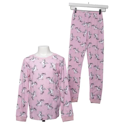 Pyjamasz (Pink, Hvid) fra Åhléns Kids Bomuld
