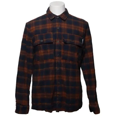 Flanellskjorta (Blå, Brun) från Topman Bomull