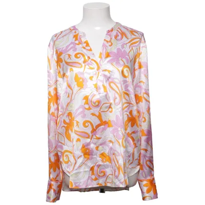 Blouse (Roze, Oranje, Meerkleurig) van Herzen´s Angelegenheit Elastaan, Zijde