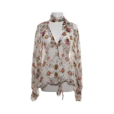 Knytblus (Vit, Flerfärgad) från Hunkydory Viskos