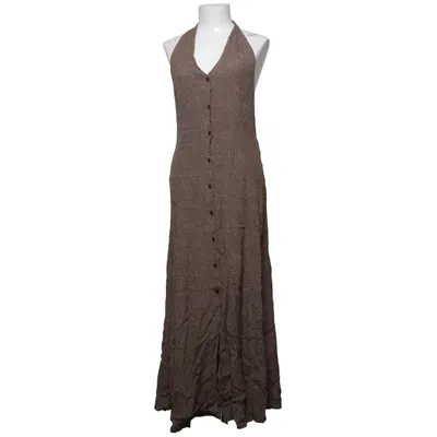 Halterneck dress (Brown, White) from Rolla's Viscose