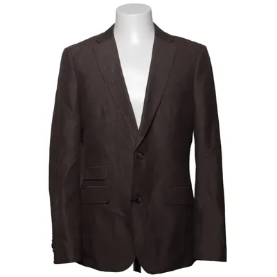 Blazer (Bruin) van Riley Katoen, Polyester, Viscose