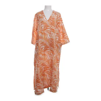 Långklänning (Orange, Vit) från Flash Woman Linne