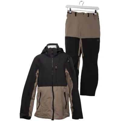 Ski set (Black, Beige) from Lindberg Cotton, Elastane, Polyamide, Polyester
