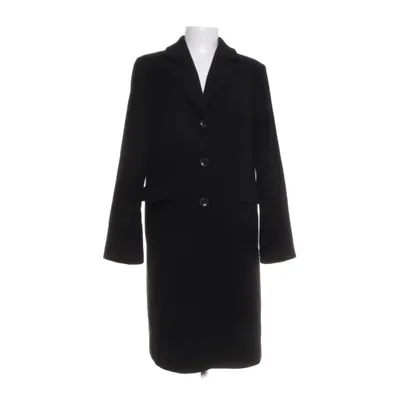Manteau (Noir) de Erich Fend Cachemire, Polyamide, Laine