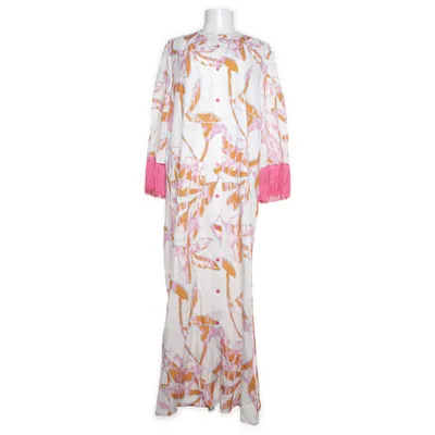 Skjortklänning (Vit, Rosa) från MOTF Linne, Viskos