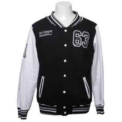 Varsity jacket (Black, White) from Rusty Neal Cotton, Polyester