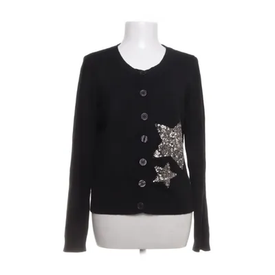 Cardigan (Black) from Fransa Polyester, Viscose