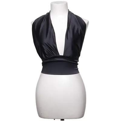 Halternecktopp (Svart) från Gina Tricot