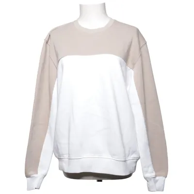 Sweatshirt (Beige, White) from Denim & Flower Cotton, Polyester