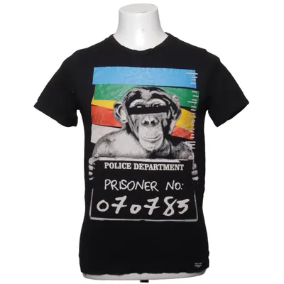 T-shirt (Schwarz, Mehrfarbig) von The Free Banana Baumwolle