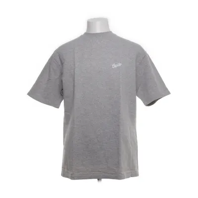 T-shirt (Gray) from Pull & Bear STWD Cotton, Polyester
