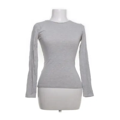 Lange mouwen shirt (Grijs) van PrettyLittleThing Katoen, Elastaan, Viscose