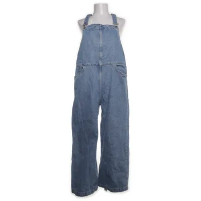 Hängselbyxor (Blå) från Mango Denim Bomull