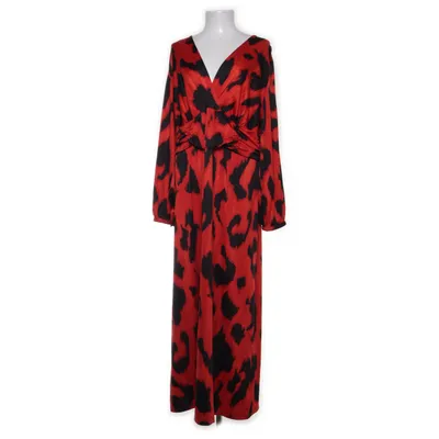 Långklänning (Röd, Svart) från Anna Scholz Elastan, Polyester