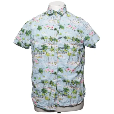 Short sleeve shirt (Blue, Multicolored) from Denim & Flower Cotton