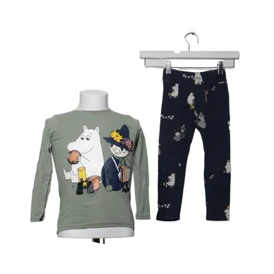 Pyjamas (Blå, Grön, Flerfärgad) från Moomin by Lindex Bomull, Elastan