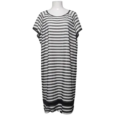 Dress (Black, White) from Evelin Brandt Elastane, Polyester