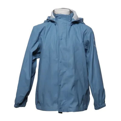 Regenjack (Blauw) van Mikk-line Polyester, Polyurethaan