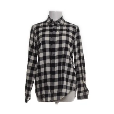 Flanellskjorta (Vit, Svart) från Zara Basic Bomull
