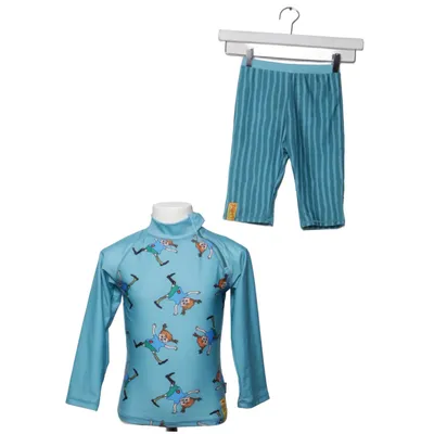 UV-kläder (Blå, Flerfärgad) från Bobles x Pippi Longstocking Elastan, Polyester