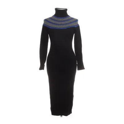 Turtleneck kjole (Sort, Blå, Sølv) fra Karen Millen Elastan, Polyamid, Polyester, Viscose