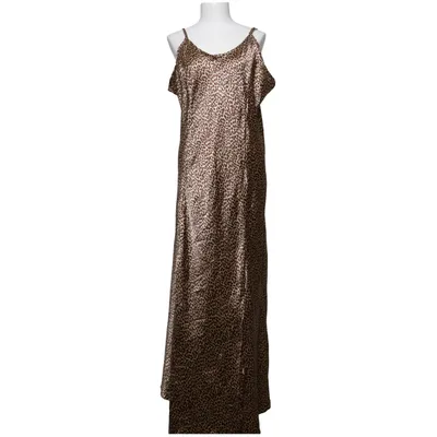 Maxikjole (Beige, Brun, Sort) fra Comfort Fashion Polyester