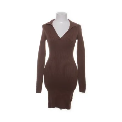 Kleid (Braun) von Hollister Baumwolle, Elasthan, Polyamid, Viskose