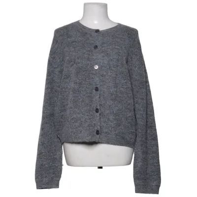 Cardigan (Gray) from Lindex Elastane, Mohair, Polyamide, Wool