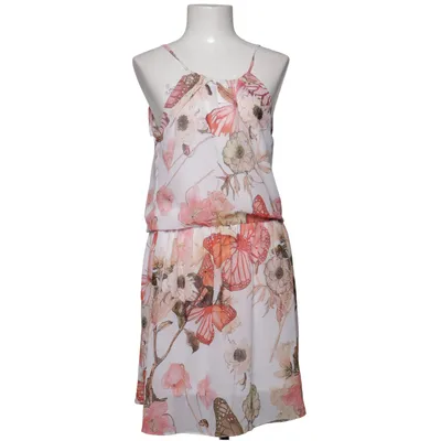 Jurk (Wit, Roze, Meerkleurig) van Morghy Art Stylist Zijde, Viscose