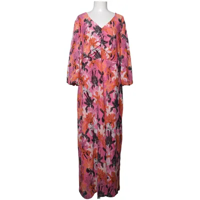Långklänning (Rosa, Orange, Svart) från Norah Elastan, Polyester, Viskos