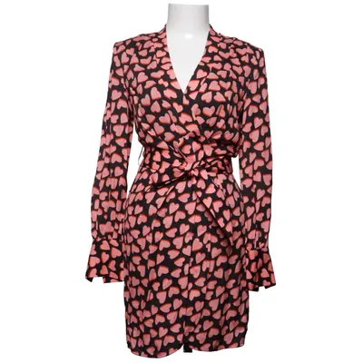 Wrap dress (Black, Pink, Red) from Rebecca Vallance Elastane, Polyester, Viscose
